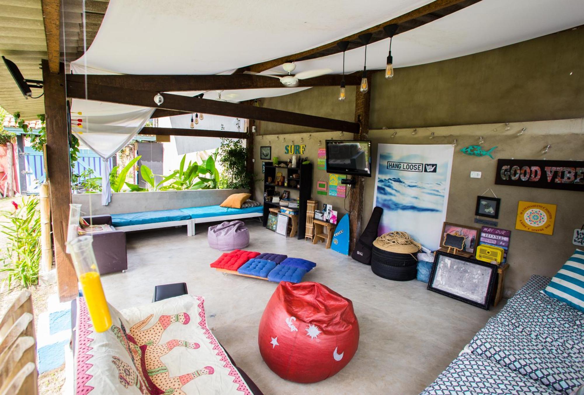 Farah Hostel Suites Camping Smartcamp E Passeio De Barco Boicucanga Eksteriør bilde
